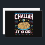Challah At Ya Tjej Rolig Hanukkah Mat Chanukah Inbjudningar<br><div class="desc">Challah At Ya Tjej Rolig Hanukkah Mat Chanukah</div>