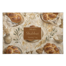 Challah Botanisk, Beige Guld, Rustik Shabbat