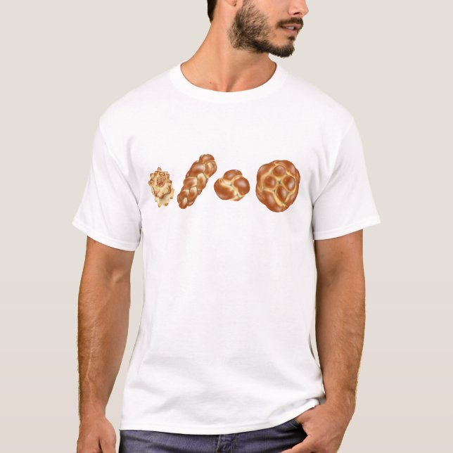 Challah Bread Loaves T-Shirt (Framsida)