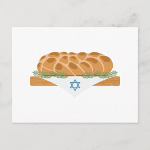 Challah Bröd Vykort