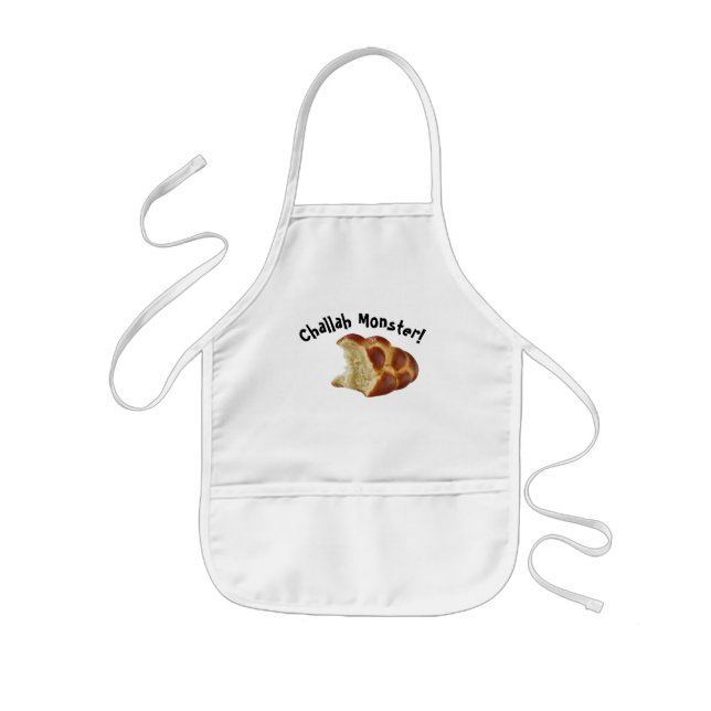 Challah Monster Shabbat Apron Barnförkläde (Framsidan)