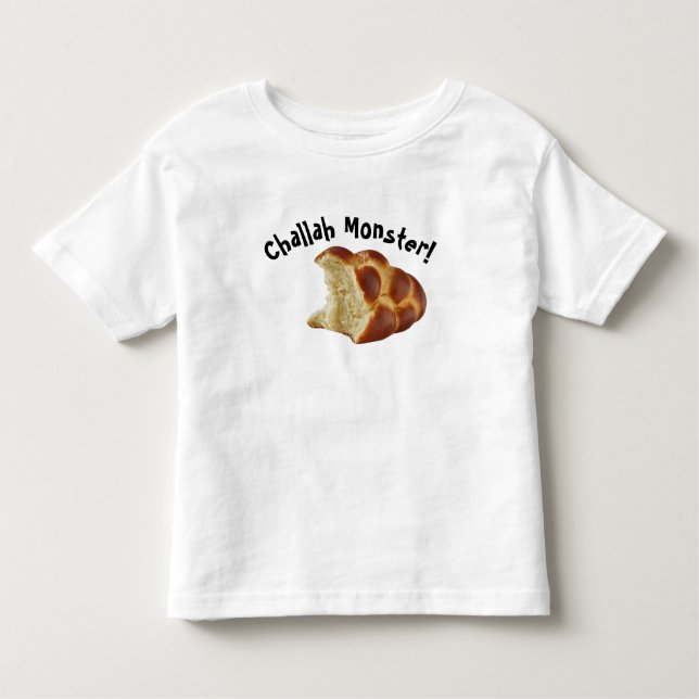 Challah Monster Shabbat T-Shirt (Framsida)