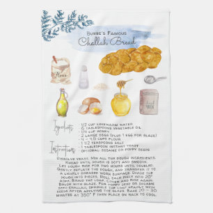 Challahbröd Recept Arvskaminsduk Kökshandduk