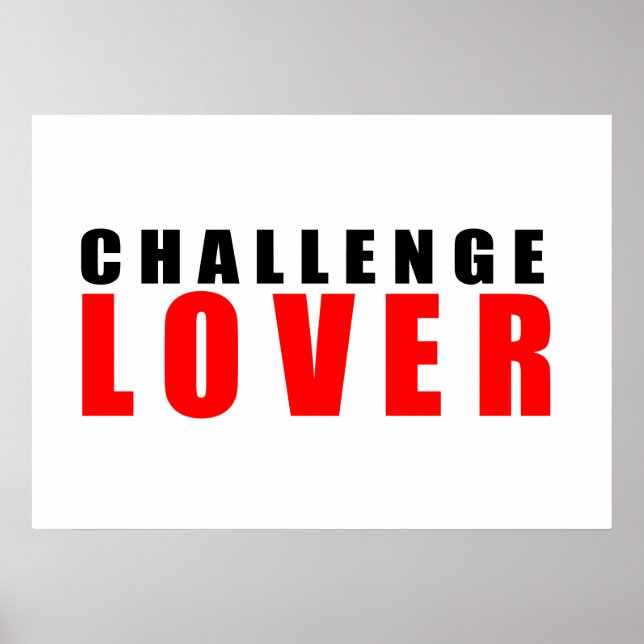 Challenge älskare poster (Framsidan)