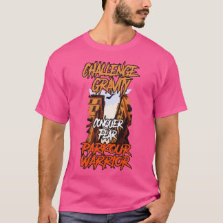 Challenge Gravity Conquer Fruear Parkour Warrior T Shirt