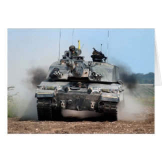 Challenger 2 Main Battle Tank (MBT) British Army Hälsningskort
