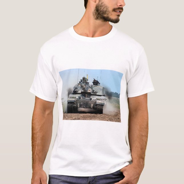 Challenger 2 Main Battle Tank (MBT) British Army Tee (Framsida)