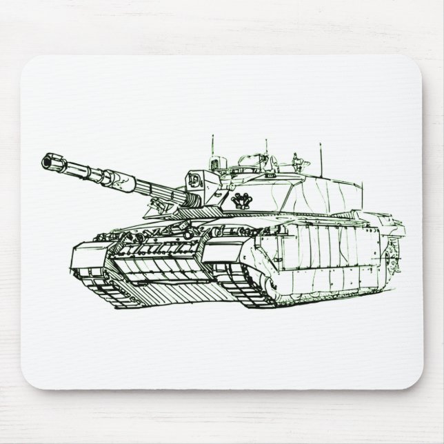 Challenger 2 MBT Musmatta (Framsidan)