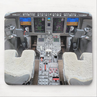 Challenger 300 instrumentpanel, fickknapp för mus musmatta