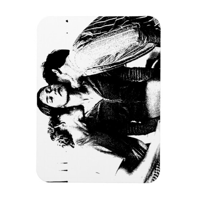 Challenger Art, Tashi och Patrick Clear (Mid) Magnet (Vertikal)