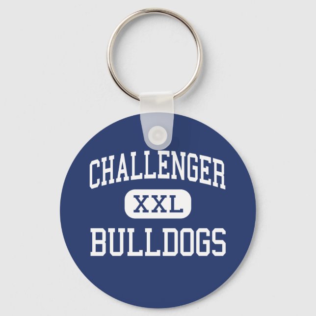 Challenger Bullhund Mitten Glendale Arizona Nyckelring (Framsida)