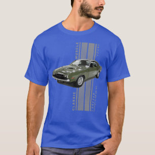 Challenger RT HEMI Classic American Muscle Cars Vi T Shirt