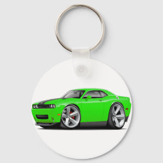 Challenger SRT8 Lime-Black Car Nyckelring