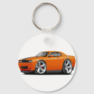 Challenger SRT8 Orange-Black Car Nyckelring