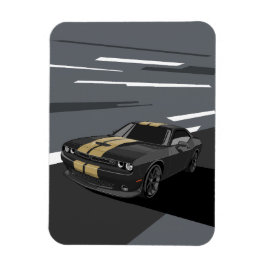 Challenger Svart Magnet