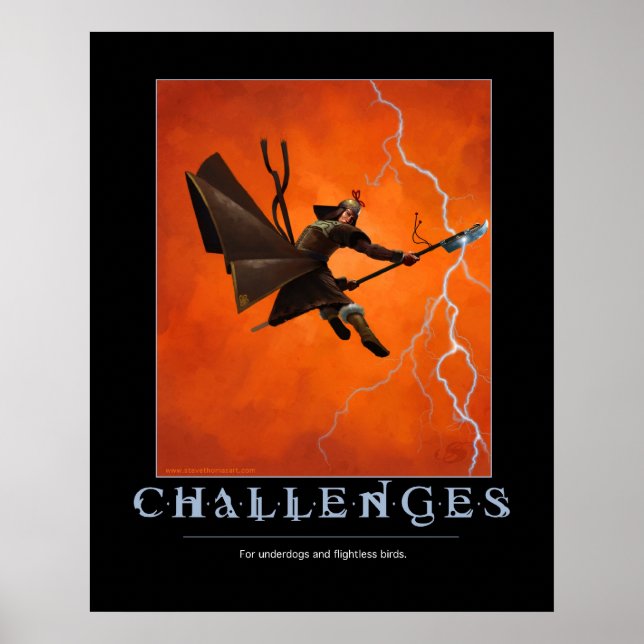 Challenges Motivational Poster (Framsidan)