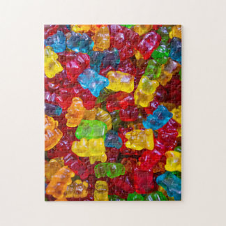 Challenging Rainbow Gummy Bear Candy Photo Pussel