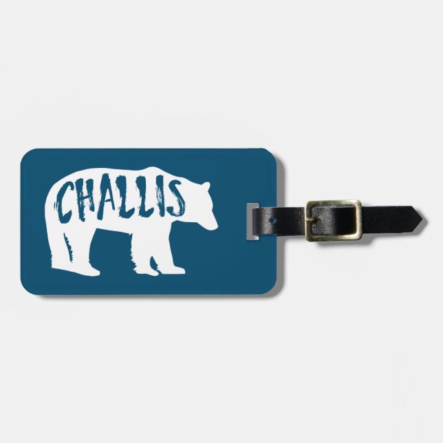 Challis Idaho Bear Bagagebricka (Horisontell Framsida)