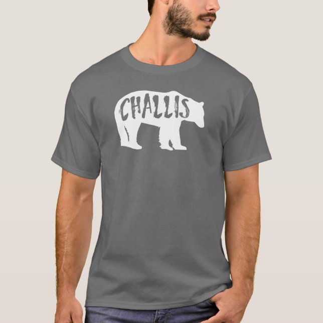 Challis Idaho Bear T Shirt (Framsida)
