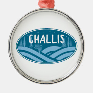 Challis Idaho Outdoors Julgransprydnad Metall