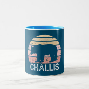 Challis Idaho Retro Bear Två-Tonad Mugg