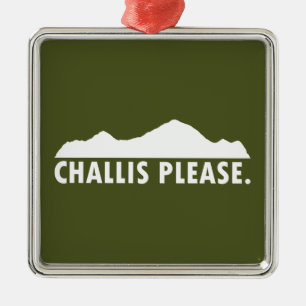 Challis Idaho Snälla Julgransprydnad Metall