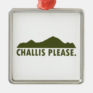 Challis Idaho Snälla Julgransprydnad Metall
