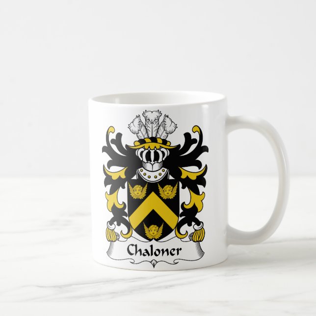 Chaloner familjvapensköld kaffemugg (Höger)
