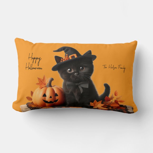 Chalot halloween Citrouille Family Lumbarkudde (Framsida)