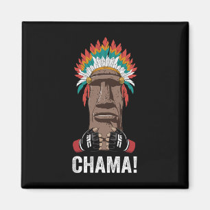 Chama Fighter MMA-fan JJB Boxning Muay Thai Kickbo Magnet