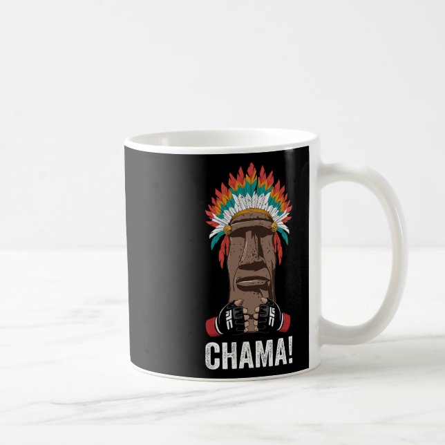 Chama Fighter Mma Fläkt Jjb Boxing Muay Thai Kickb Kaffemugg (Höger)