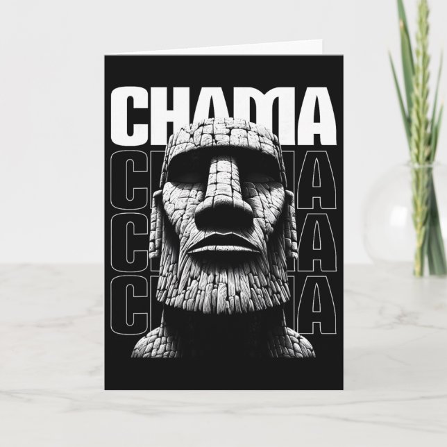 Chama Mma Mixed Martial Arts Fan Muay Thai Kickbox Kort (Framsida)