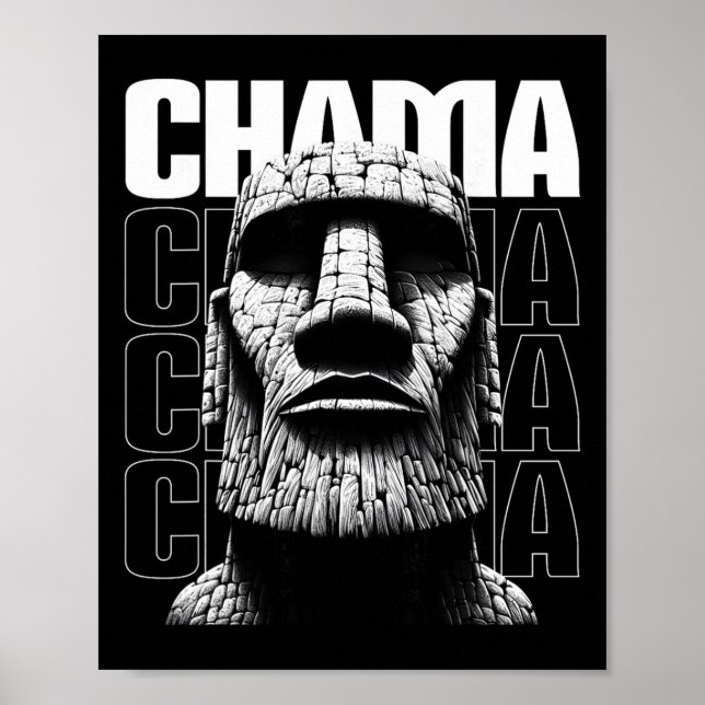 Chama Mma Mixed Martial Arts Fan Muay Thai Kickbox Poster (Framsidan)