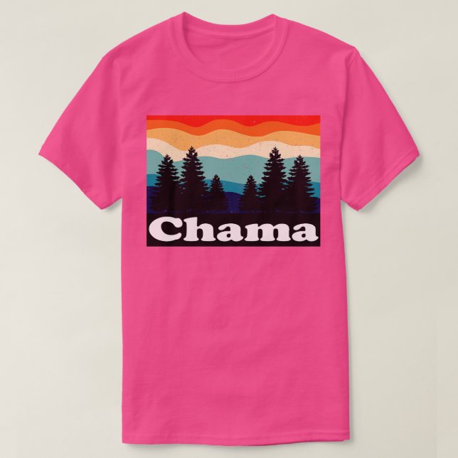 Chama New mexico Retro T Shirt (Design framsida)