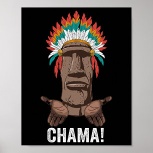 Chama Paotan Mma Fläkt Jjb Boxing Muay Thai Kickbo Poster