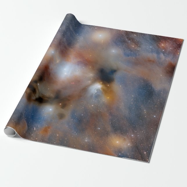 Chamaeleon I Mörk Cloud Presentpapper (Utrullad)