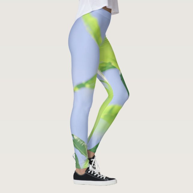 Chamaenerion angustifolium Fireweed Löv Leggings (Höger)