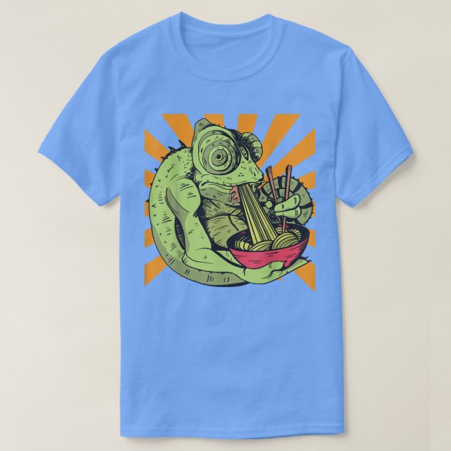 Chamaleon Ramen Noodles 185 T Shirt (Design framsida)