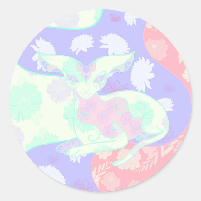 Chamalion Runt Klistermärke (Framsida)