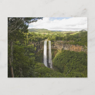 Chamarel vattenfall-högst på Mauritius, över 2 Vykort