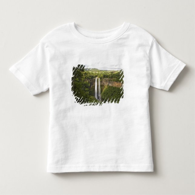 Chamarel Waterfall högst på Mauritius, över 2 Tee Shirt (Framsida)