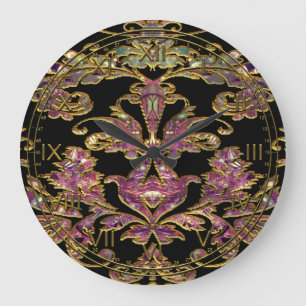 Chambault Akros Damask Stor Klocka