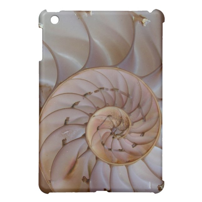Chambered Nautilus iPad Mini Mobil Fodral (Baksidan)