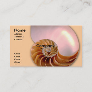 Chambered Nautilus Visitkort