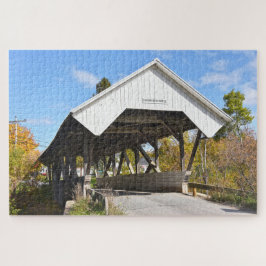 Chamberlin Mill Covered Bridge, Lyndon, Vermont Ji Pussel
