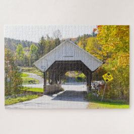 Chamberlin Mill Covered Bridge, Lyndon, Vermont Pussel