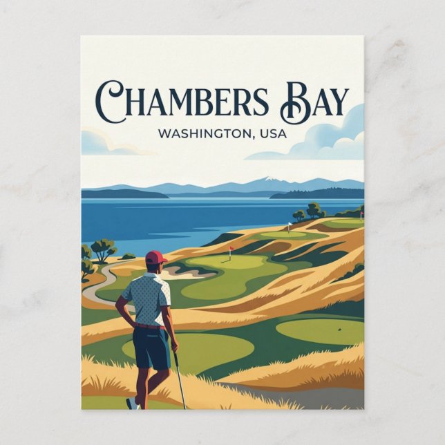 Chambers Bay USA Vykort (Framsida)
