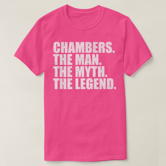 Chambers Family namn Chambers Efternamn Ch T Shirt (Design framsida)