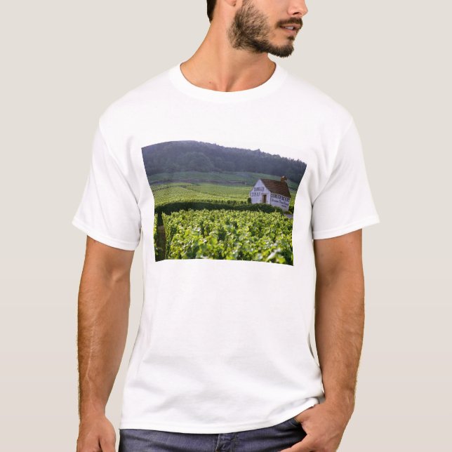 Chambertin Clos de Beze Grand Cru vineyard med T-shirt (Framsida)