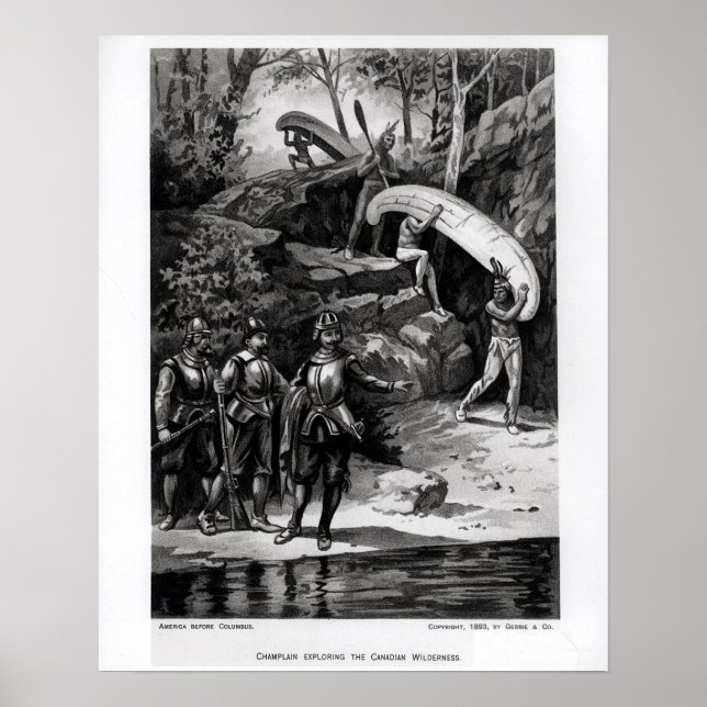 Chamblank Exploring the Canadian Wilderness Poster (Framsidan)